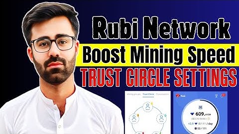 How To Boost Mining Speed On Rubi Network
