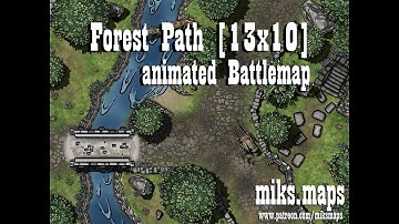 Forest Path [13x10] - Animated Battlemap