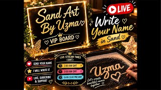Writing names in magic sand 😍 | Comment your lovely name | #shorts #foryou #live #name