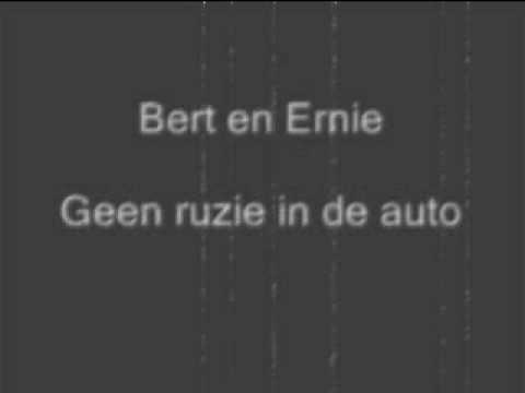 Bert en Ernie Geen ruzie in de auto