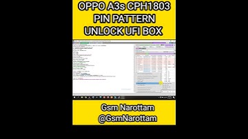 OPPO A3s CPH1803 Pin, Pattern & Password Unlock Ufi Box #Oppo A3s unlock ufi box #Shorts