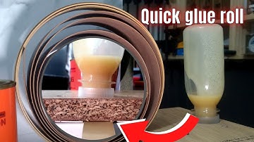 Tự Chế Dụng Cụ BÔI KEO NẸP CHỈ NHỰA DÁN CẠNH GỖ CN Siêu nhanh