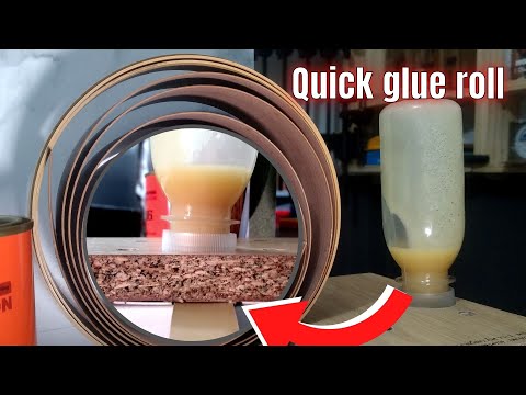 Video Tự Chế Dụng Cụ BÔI KEO NẸP CHỈ NHỰA DÁN CẠNH GỖ CN... - youtube