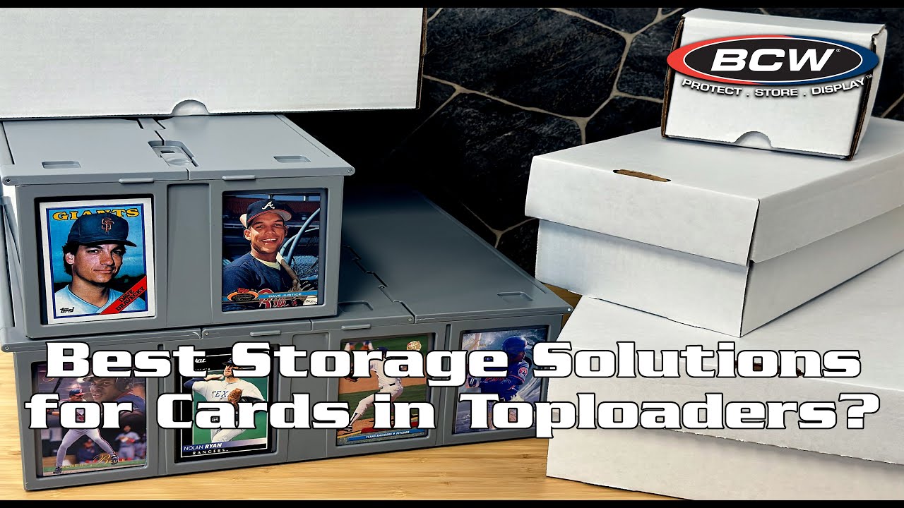 Large Trading Card Storage Case for 3000+Cards, Sports Card