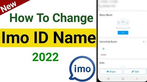 Imo id name kaise change kare | how to change Imo account name | Imo profile name kaise change kare