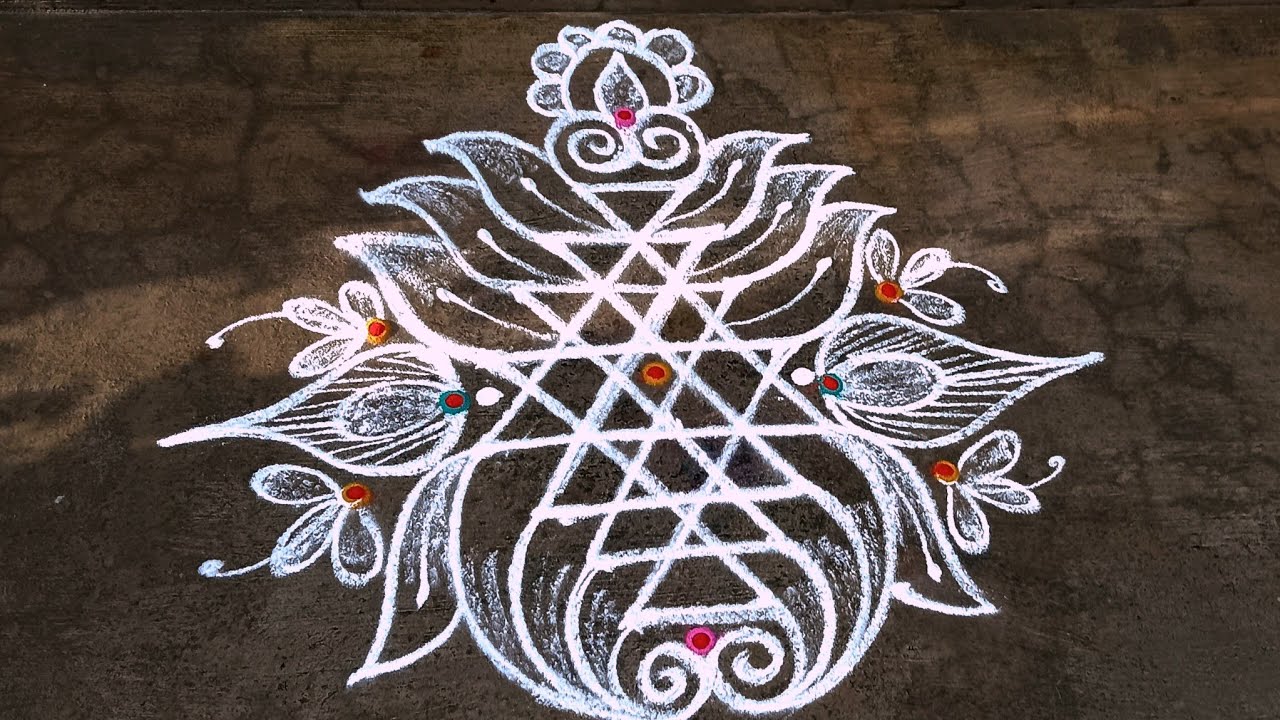 Easy Rangoli Designs for Diwali 🎇 Simple and beautiful designs 🌺 ...