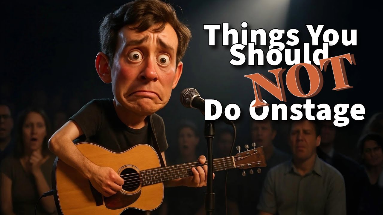 5 Things You Should Never Do Onstage - YouTube
