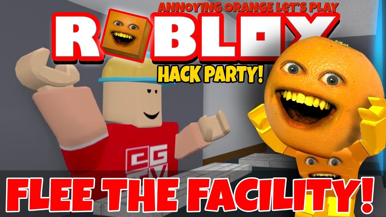 Roblox Flee The Facility Hack Party Annoying Orange Plays Youtube - roblox vacuum simulator codes annoying orange gaming roblox flee