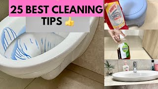 25 Amazing cleaning tips| Best Washroom Cleaning Ideas|How To Clean Bathroom Fast |Bathroom Cleaning