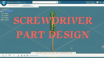 @Screwdriver part design #3dmodeling #catia #solidworks #3dexperience #catiav5