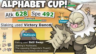 SKILL SWAP SLAKING IS BROKEN IN ALPHABET CUP! POKEMON SCARLET AND VIOLET