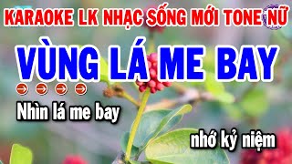 Karaoke LK Nhạc Sống Trữ Tình Dễ Hát Tone Nữ | Vùng Lá Me Bay - Qua Cơn Mê | Thanh Hải Organ