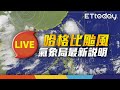 【LIVE】8/2 20:40「哈格比」颱風特報  氣象局記者會說明