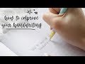 How to Improve Your Handwriting 2017 | Change Your Handwriting!