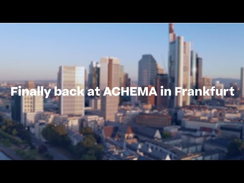 ACHEMA 2022: Delivering the difference in pharma - see you in Frankfurt