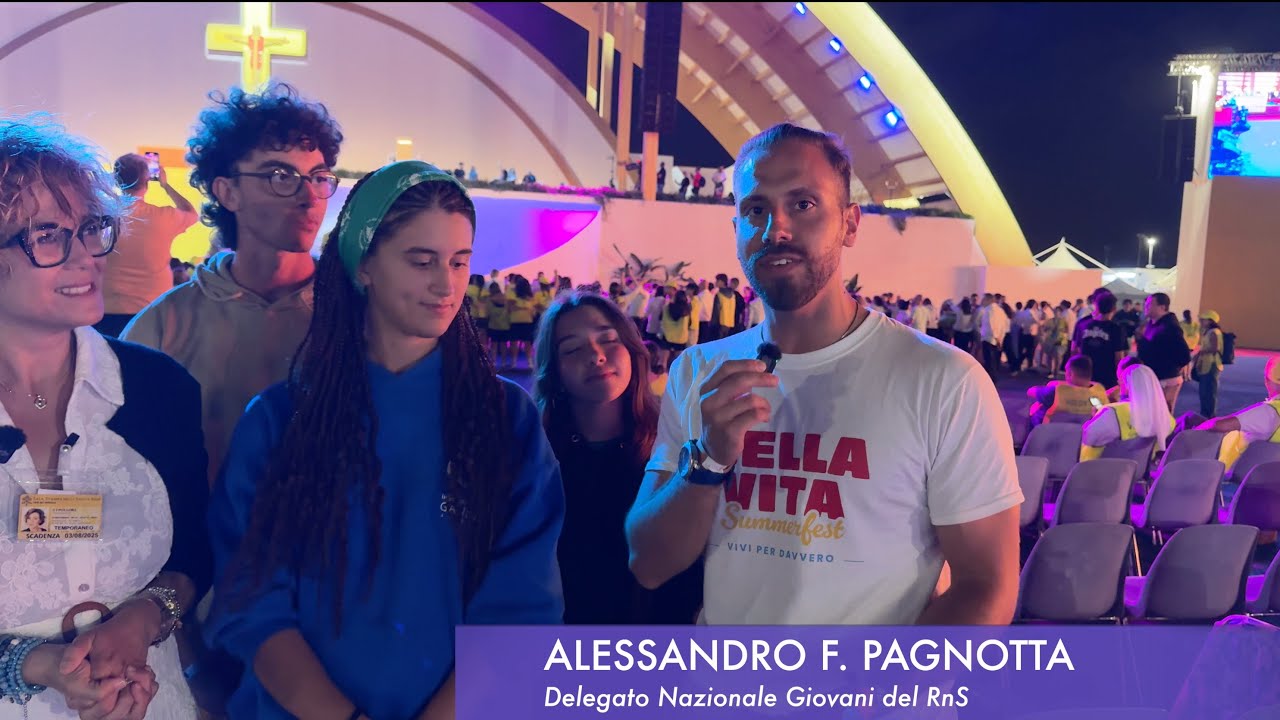 I GIOVANI DEL RNS a Tor Vergata con PAPA LEONE
