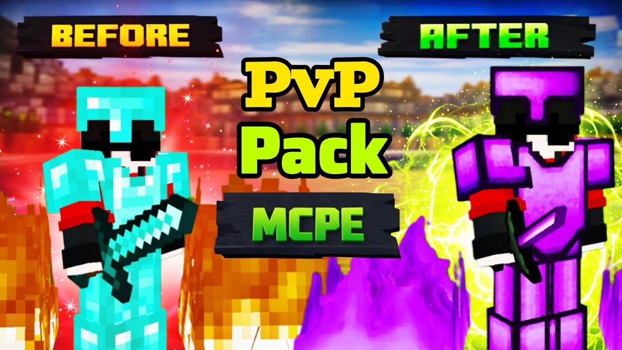 MCPE PVP TEXTURE PACK 26.0+ WITH 120 FPS - YouTube