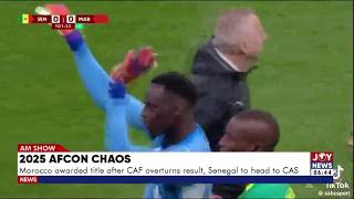 2025 AFCON Chaos: Morocco awarded title after CAF overturns result, Senegal to head to CAS