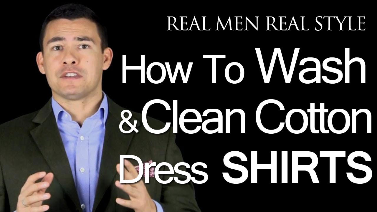 how to wash dress shirts