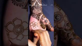 Patch Work Design | Bold Flowers | Mehndi Simple #youtubeshorts #viral #hennadesign #ytshorts #fyp