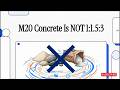 Why M20 Concrete is 1:1.5:3? | The Science Behind Nominal Mix Design Explained