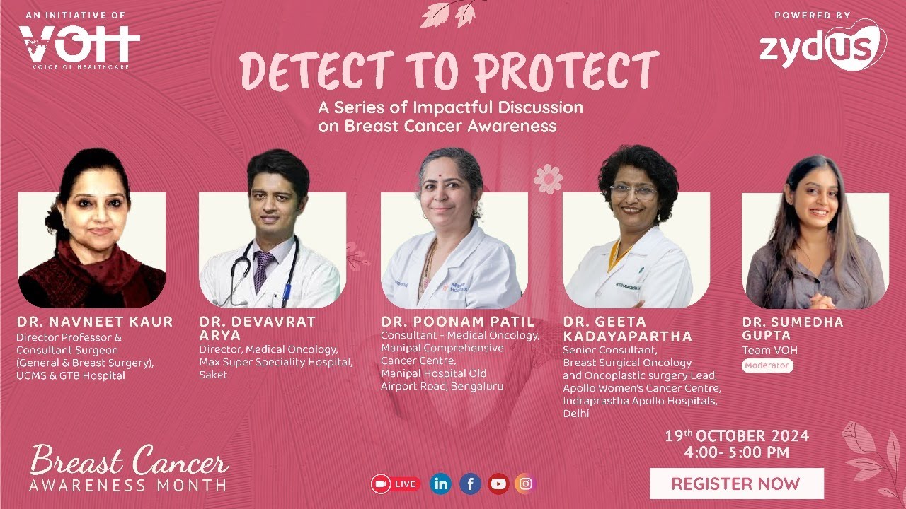 Virtual Session on Breast Cancer Awareness 19th Oct - YouTube
