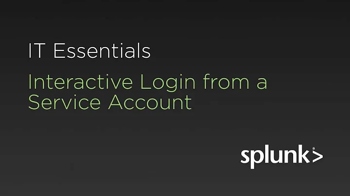 Use Case : Finding Interactive Logins From Service Accounts