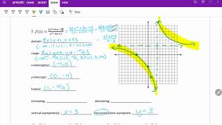 Precalculus Unit 3 Test Review Questions 5 and 6
