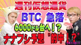 ビットコイン急落　次の予想価格は？ 3つのシナリオ　エイダは要注意　リップル ビットコインキャッシュ ネムの価格予想　最新・仮想通貨ニュース