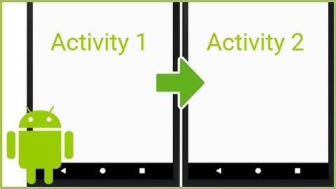 How to Make a Button Open a New Activity - Android Studio Tutorial