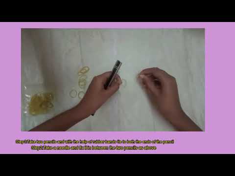 How to make a crossbow using pencils