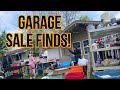 Buying and reselling garage sale finds