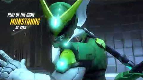 [ PC ] Overwatch Deathmatch Dorado Genji Play of the Game Triple Kill Feed