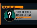 Morning Meeting: Todd Reveals His Guest List | 09/03/21