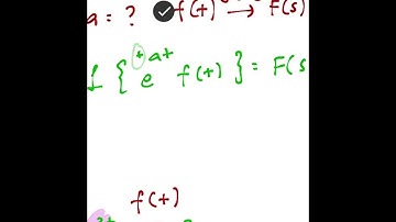 3 2 2 First shift theorem