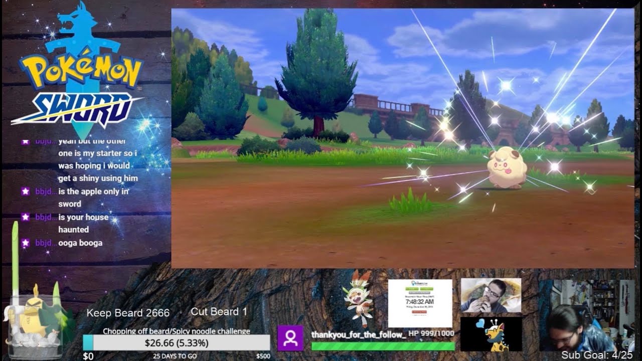 [Full Odds] Live Shiny Swirlix 2 in Pokemon Sword after 355 REs [WSHC 2019/2020 3] YouTube