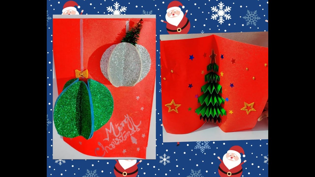 How to make Christmas card YouTube