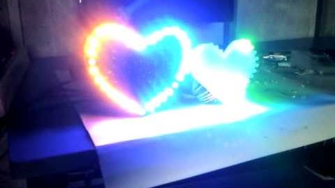 Led trái tim Full code Valentine