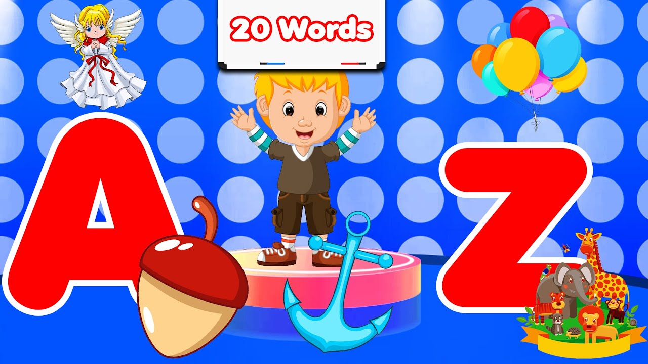 A To Z 20 Words A To Z Words A To Z Words In English 20 Words 
