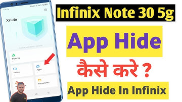 infinix note 30 5g app hide kaise kare | How To Hide Apps In Infinix note 30 5g | App Hide Infinix