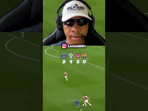 Leozada Reage a PSG x Juventus x Arsenal x Barcelona Tikitaka