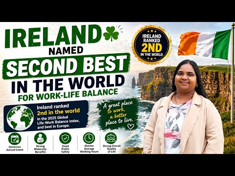 🇮🇪 ప్రపంచంలో Work-Life Balanceలో Ireland 2వ స్థానం | Namaste Ireland Telugu Vlogs