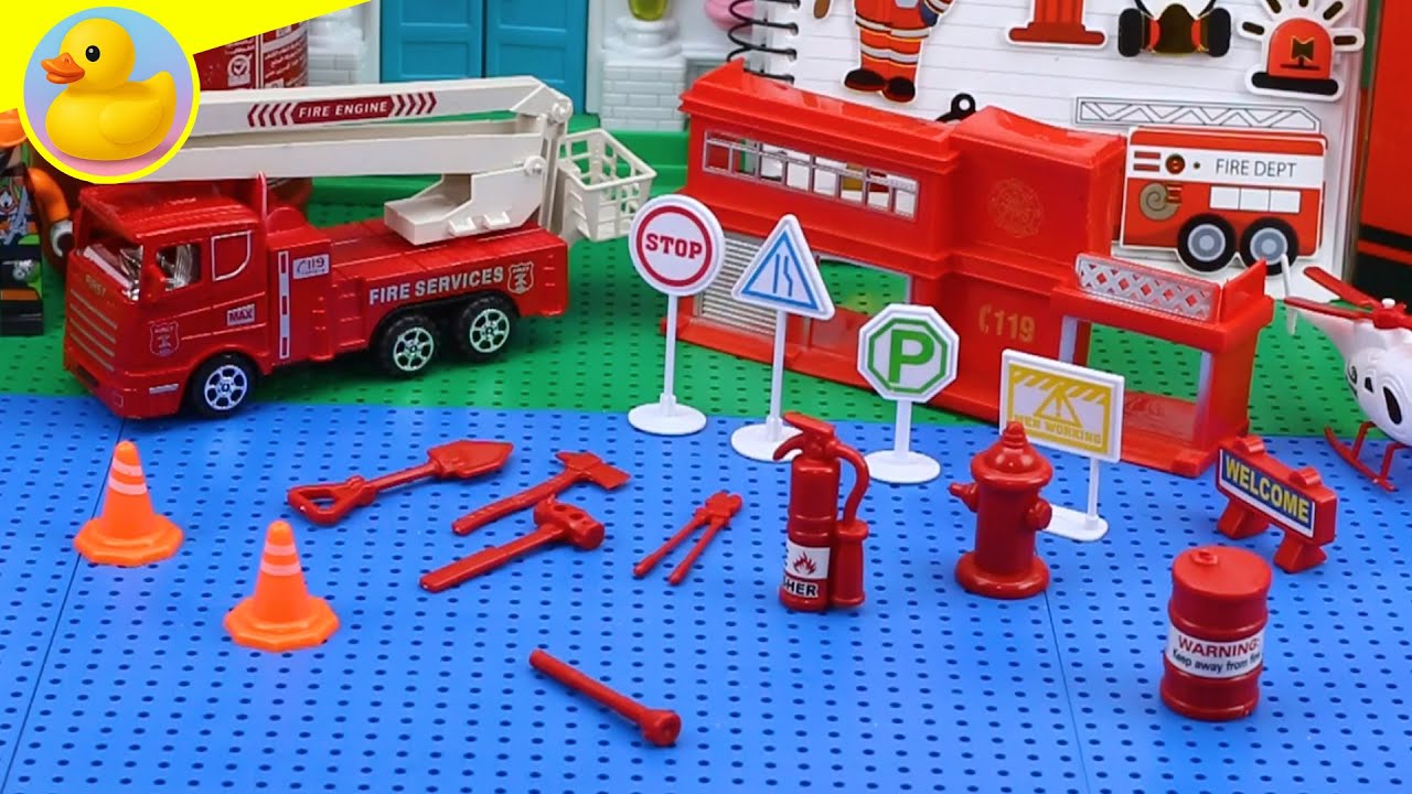 لعبة واستيكرات رجل الاطفاء العاب_اطفال_تخيلية