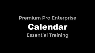 Premium Pro Tax Calendar: Quickstart [Part 1]