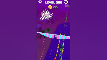 Stunt rail level 396😎 Rank 3 in world💪🏻😱 #game #short #subscribe