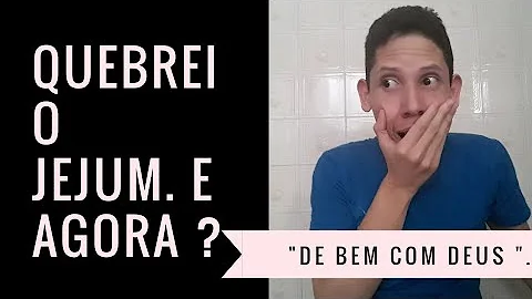 O que acontece se quebrar o jejum intermitente?