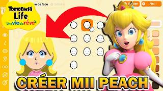 TUTO - CRÉATION MII PRINCESSE PEACH | Tomodachi Life : Une Vie de Rêve screenshot 1