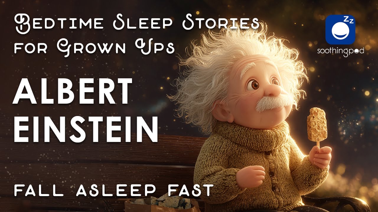 Bedtime Sleep Stories |👨‍🔬 Albert Einstein 🔬| Sleep Story for Grown Ups & Kids | Educational History