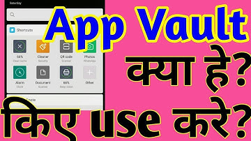 How to Use App Vault in MIUI 9 Redmi note 4 or a1 in hindi