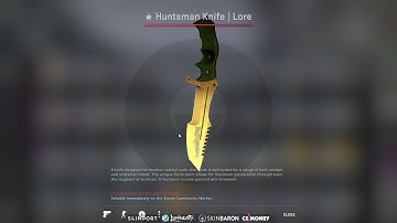 Anomaly opens factory new Huntsman Knife Lore